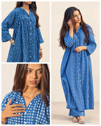 Cotton Check Co-Ord Set