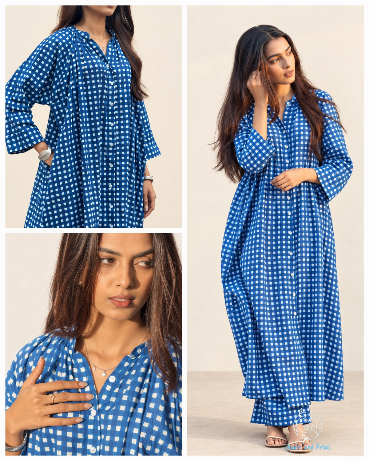 Cotton Check Co-Ord Set